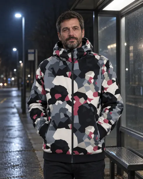 S01 hoodie in the Night colourway
